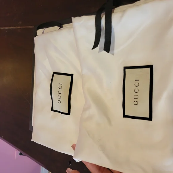 Super Sexy Gucci Black Women's Leather heels w Swarovski Crsytals 37.5 Like New - Picture 6 of 15